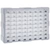 vidaXL Organiser met 64 lades 52x16x37,5 cm
