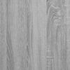 vidaXL TV-kast met LED Grijs Sonoma 140 x 34 x 40 cm Bewerkt hout