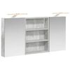 vidaXL Badkamerkastenset 3 st 100 x 10,5 x 50 cm Bewerkt hout