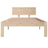 vidaXL Bedframe massief hout 90x190 cm