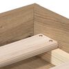 vidaXL Bedframe zonder matras spaanplaat artisanaal eikenkleurig