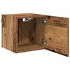 vidaXL TV-kast Oudhout 30,5 x 30 x 30 cm Bewerkt hout