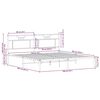 vidaXL Bedframe zonder matras hout sonoma eikenkleurig 183x203 cm