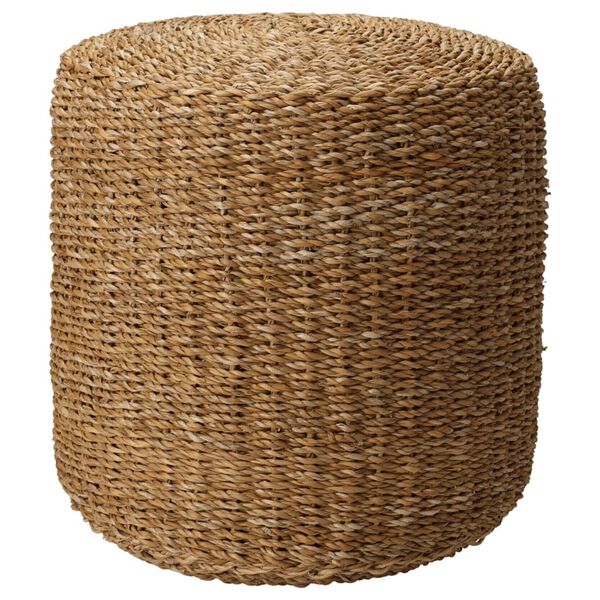 Home&Styling Poef rond &Oslash;40x38 cm zeegras naturel