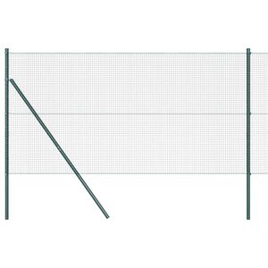 vidaXL Grond Fix Gelast Draadhek 50 x 1,2 m (B x H) PVC-Coated Staal