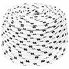 vidaXL Multifunctioneel gebruikstouw 8 mm 25 m Wit Polyester