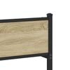 vidaXL Bedframe zonder matras metaal sonoma eikenkleurig 107x203 cm