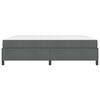 vidaXL Boxspringbed met matras Donkergrijs 200 x 200 cm Stof