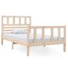 vidaXL Bedframe massief hout 90x190 cm