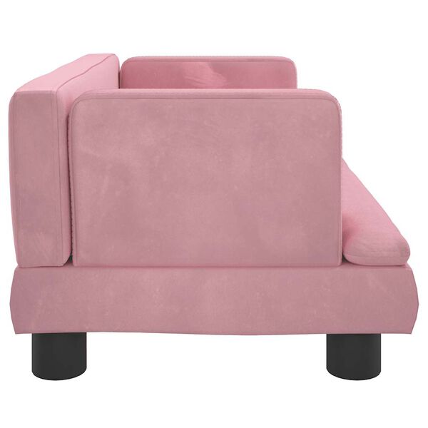 vidaXL Hondenmand 60x40x30 cm fluweel roze