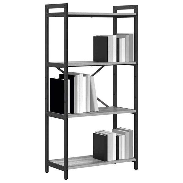 vidaXL Boekenkast Grijs sonoma 40 x 30 x 85 cm Bewerkt hout