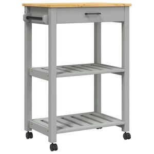 vidaXL Keukentrolley MONZA 60x40x88,5 cm massief grenenhout