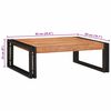 vidaXL Badkamerplank Bruin 65 x 50 x 23 cm Massief Acaciahout