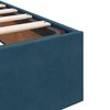 vidaXL Ottoman bedframe zonder matras 180x200 cm fluweel donkerblauw