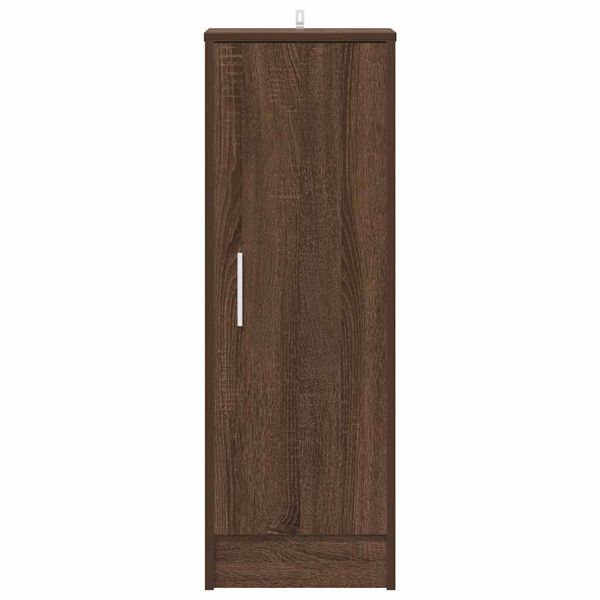 vidaXL Schoenenkast 32x35x92 cm bewerkt hout bruin eikenkleur