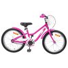 vidaXL Kinderfiets 18 Inch voor 5-7 jaar Donkerroze