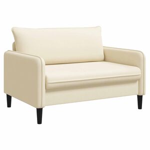 vidaXL XXL fauteuil Cr&egrave;mekleurig fluweel