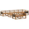 vidaXL Buiten bankenset 9 pcs Naturel Massief Acaciahout
