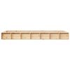 vidaXL Bedframe massief hout 75x190 cm