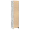 vidaXL Highboard 37,5x35x180 cm spaanplaat betongrijs