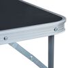 vidaXL Campingtafel inklapbaar met metalen frame 80x60 cm grijs