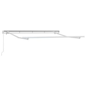 vidaXL Zijde Frame Wit 3 x 2 m Metaal