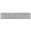 vidaXL Bedlades met lade Beton Grijs 75 x 36,5 x 16,5 cm Bewerkt hout