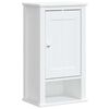 vidaXL Badkamerkast BERG 40x27x71,5 cm massief grenenhout wit