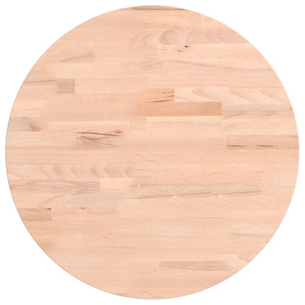 vidaXL Tafelblad rond &Oslash;40x2,5 cm massief beukenhout