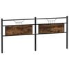 vidaXL Bedframe zonder matras 107x203 cm spaanplaat bruin eikenkleurig