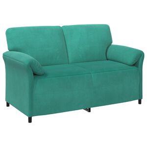 vidaXL 2-Zits Sofa Turquoise 158 x 83 x 95 cm Fluweel