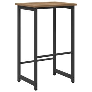 vidaXL Barkruk Artisanaal eiken 40 x 32 x 74 cm Bewerkt hout