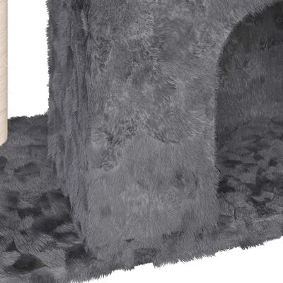vidaXL Kattenmeubel met sisal krabpale 51 cm donkergrijs