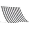 vidaXL Markies Antraciet en Wit 300 x 150 cm