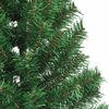vidaXL Kunstmatig Voorverlicht Kerstboom met 300 LED Groen 210 cm PVC