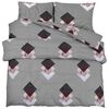 vidaXL Dekbedovertrekset 200x200 cm katoen meerkleurig