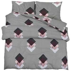 vidaXL Dekbedovertrekset 200x200 cm katoen meerkleurig