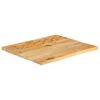 vidaXL Tafelblad met natuurlijke rand 80x80x3,8 cm massief mangohout