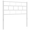 vidaXL Vervangend hoofdbord 80 cm metaal wit