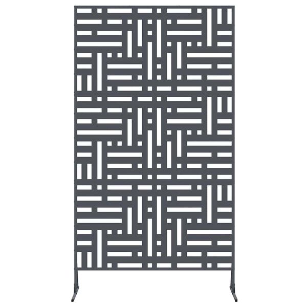 vidaXL Privacyscherm Antraciet 100 x 50 x 180 cm Staal