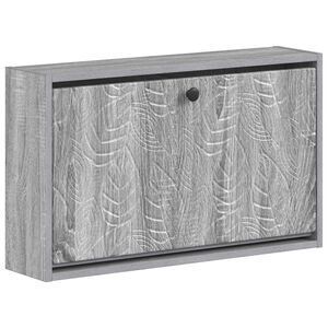 vidaXL Wandgemonteerde Schoenkast DELFT 71 x 17 x 43 cm Bewerkt hout