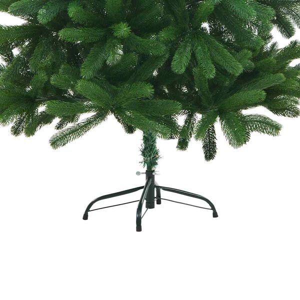 vidaXL Kunstkerstboom met verlichting en kerstballen 150 cm groen