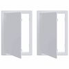 vidaXL Toegangs-panelen 2 st Wit 15 x 23 cm ABS Kunststof