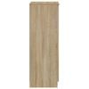 vidaXL Schoenenkast 30x35x100 cm bewerkt hout sonoma eikenkleurig