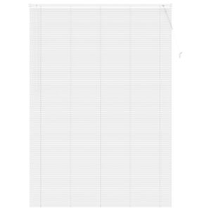 vidaXL Venetiaanse Blind Verstelbaar Wit 213 x 130 cm PVC