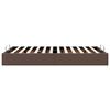 vidaXL Bedframe zonder matras 120x200 cm kunstleer bruin
