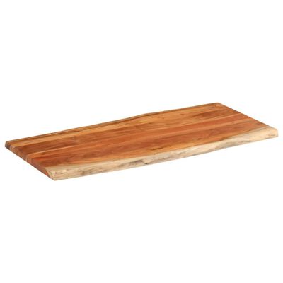 vidaXL Tafelblad rechthoekig natuurlijke rand 140x60x3,8 cm acaciahout