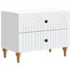 vidaXL Nachtkastje met lade Wit 62 x 34,5 x 48 cm Bewerkt hout