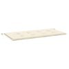 vidaXL Tuinbankkussen 120x50x3 cm oxford stof cr&egrave;mekleurig