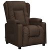 vidaXL Fauteuil verstelbaar kunstleer bruin